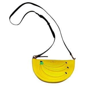 Kate Spade |  'Flights of Fancy' Bananas Leather Crossbody Bag